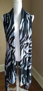 Adore women sleeveless open front tunic vest